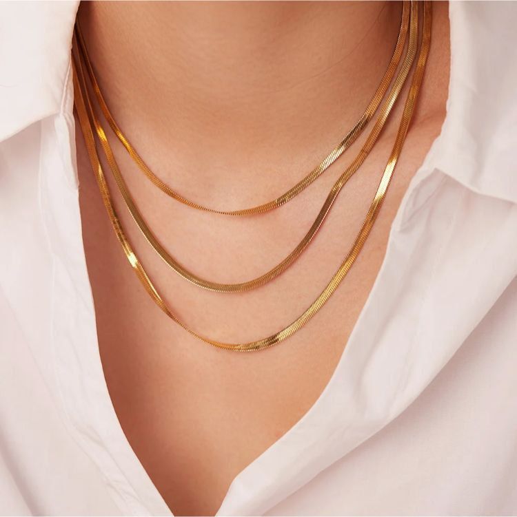 Golden Layered Necklaces