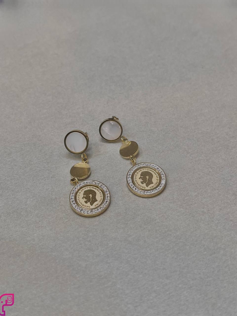 Golden Coin Earrings