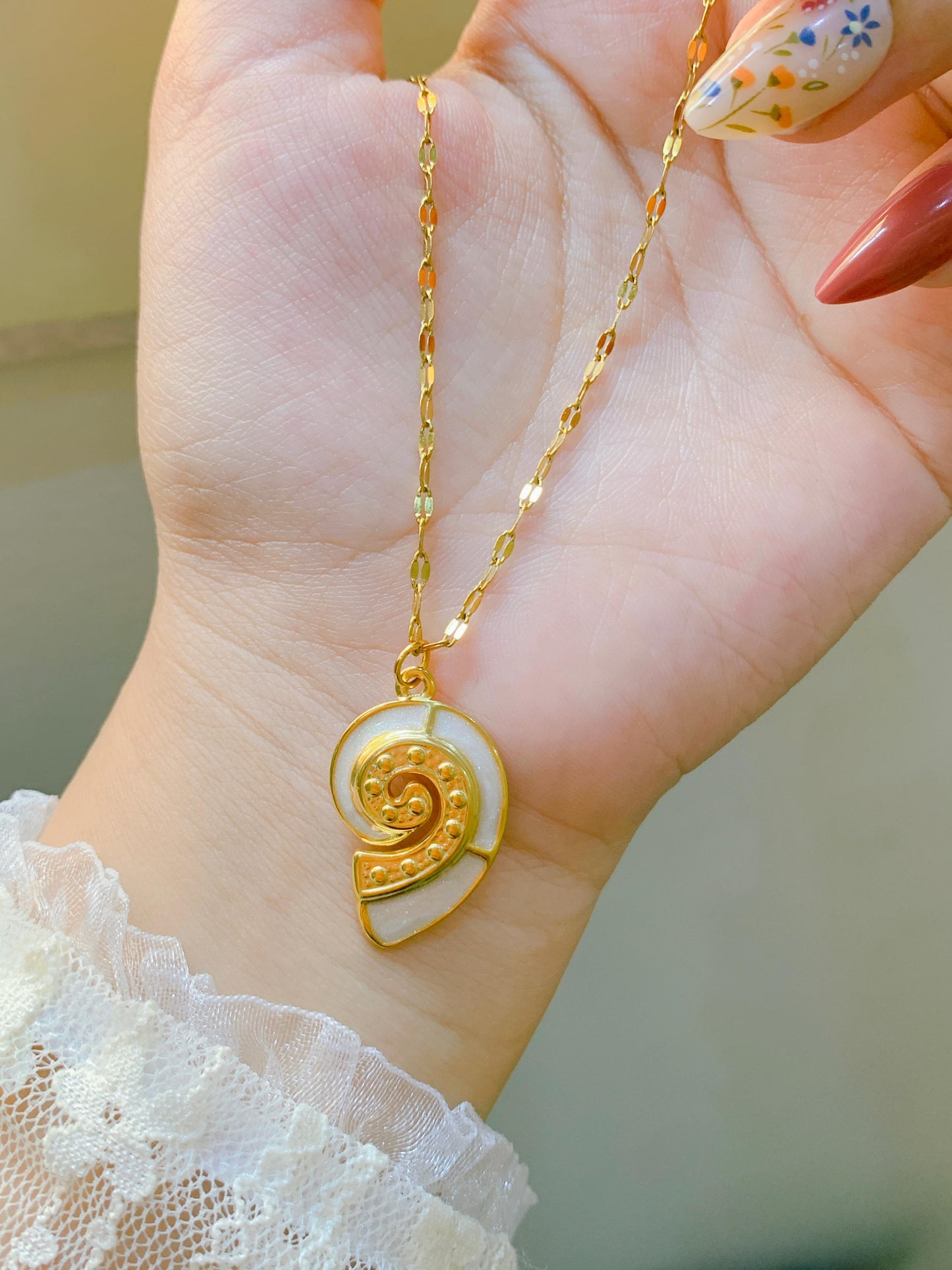 Ocean Spiral Necklace