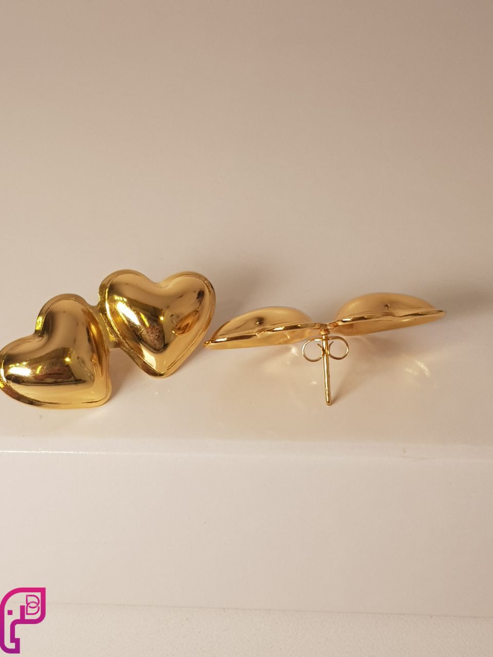 Golden Heart Earrings
