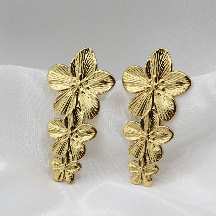 Multi Flower Earring