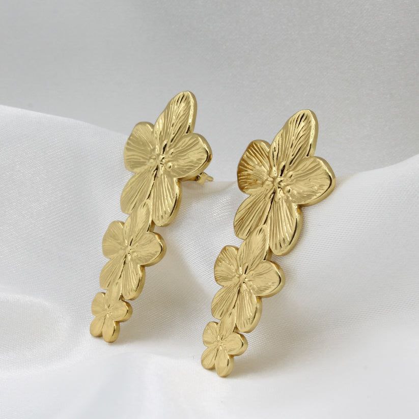 Multi Flower Earring