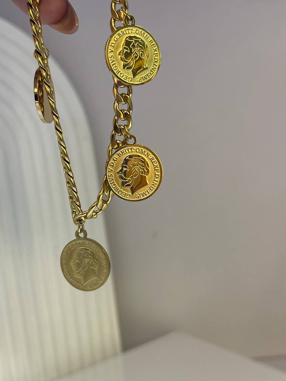 Regal Coin Charm Bracelet