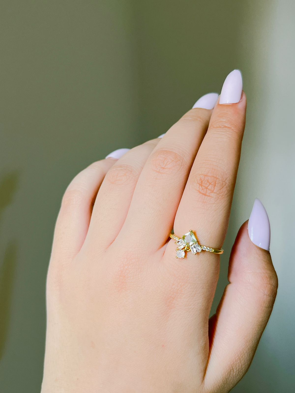 Dainty Crystal Ring