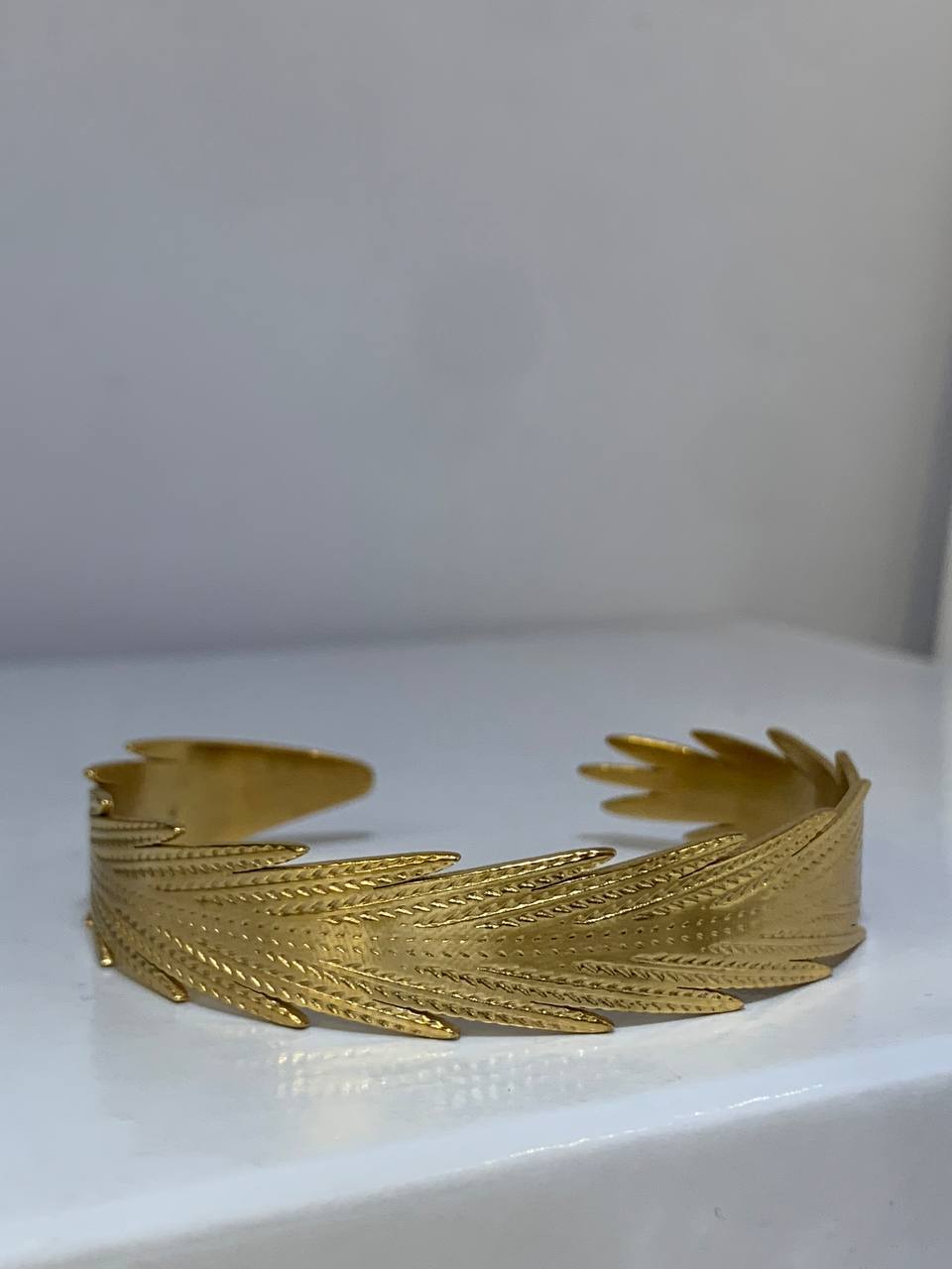 Golden Feather Cuff
