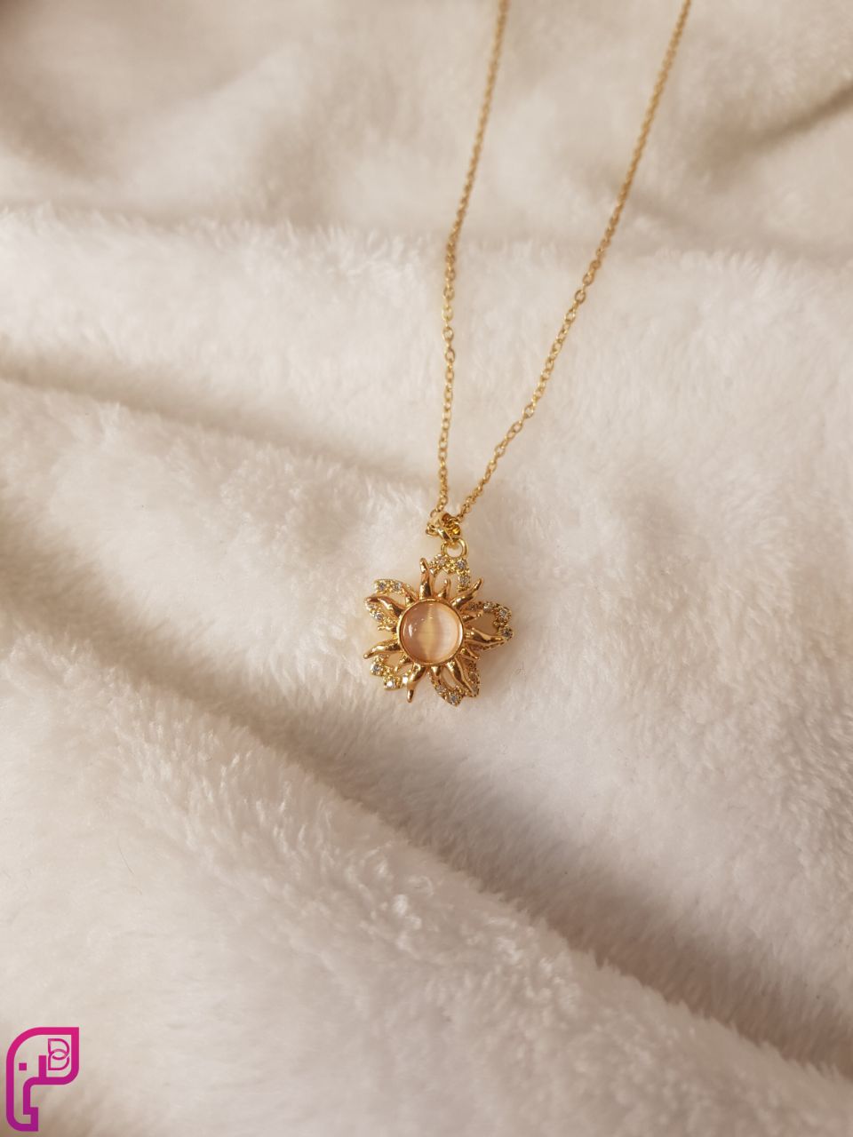 Rapunzel Golden Sun Necklace