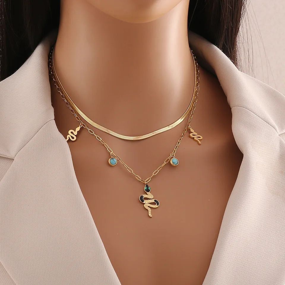 Golden Serpent Necklace