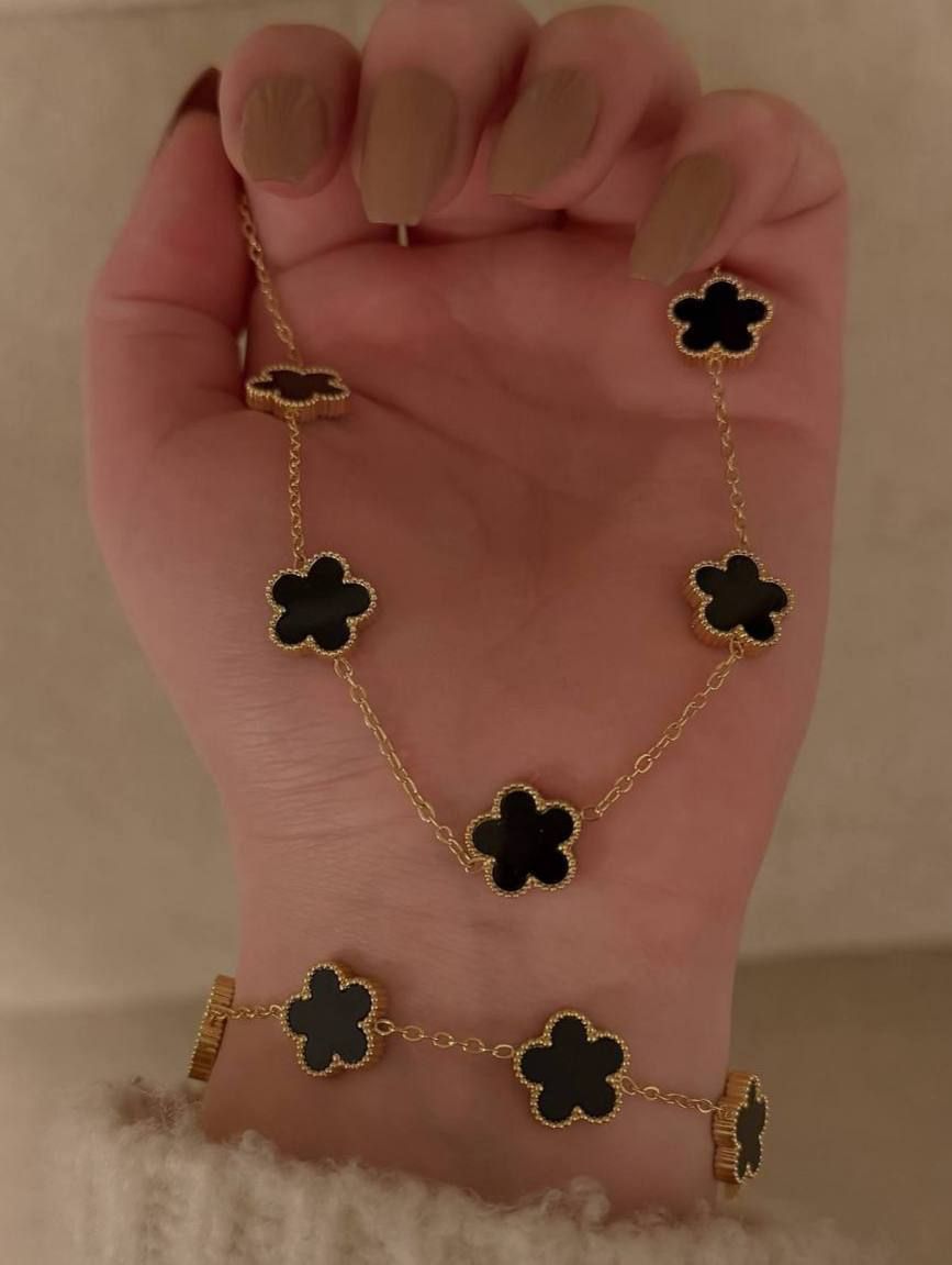 Midnight Bloom Jewelry Set