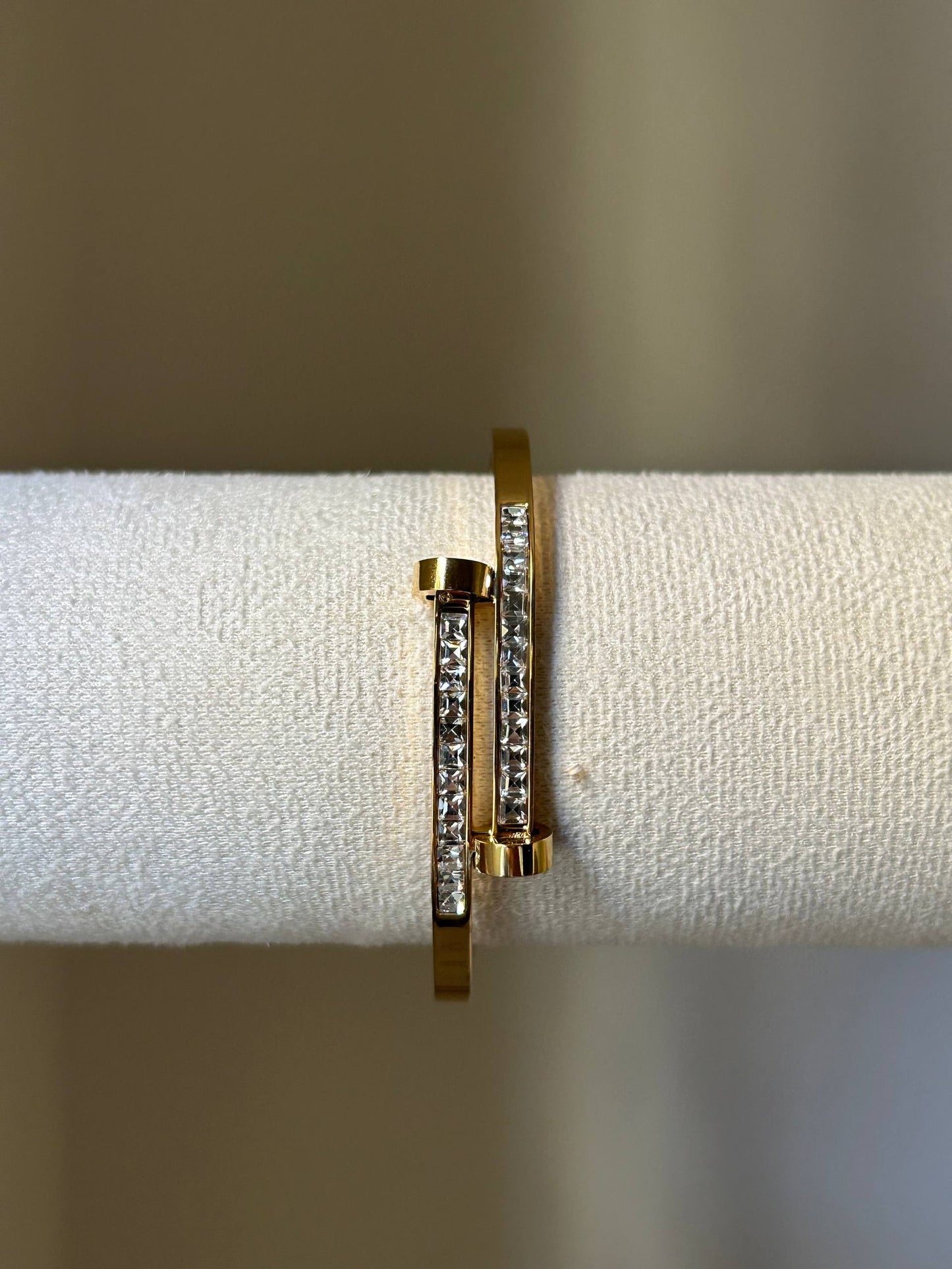 Iconic Crystal Nail Bangle