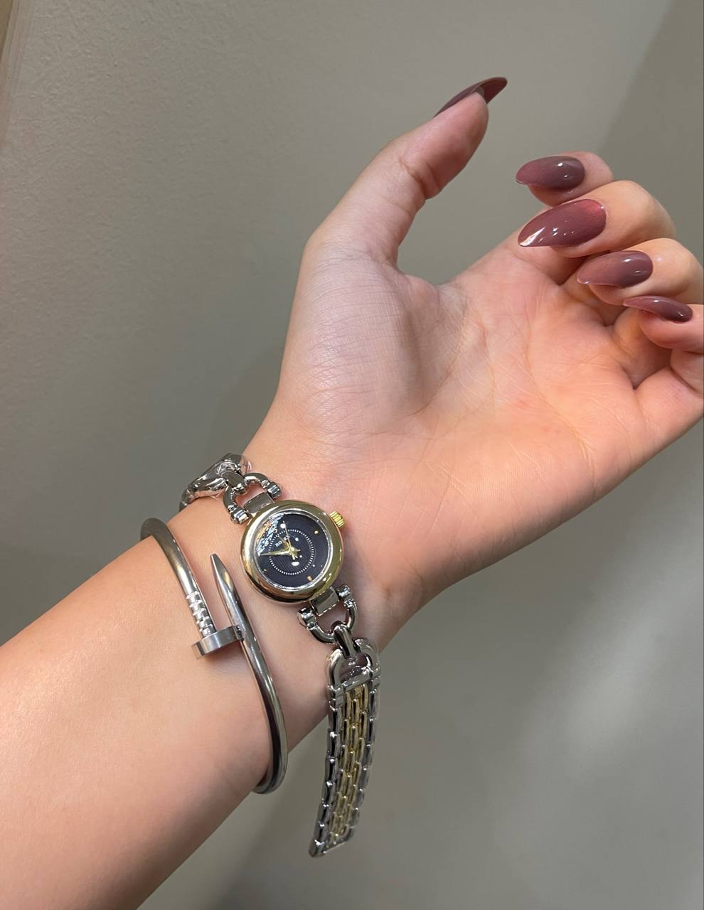 Elegant Watch & Bangle Set