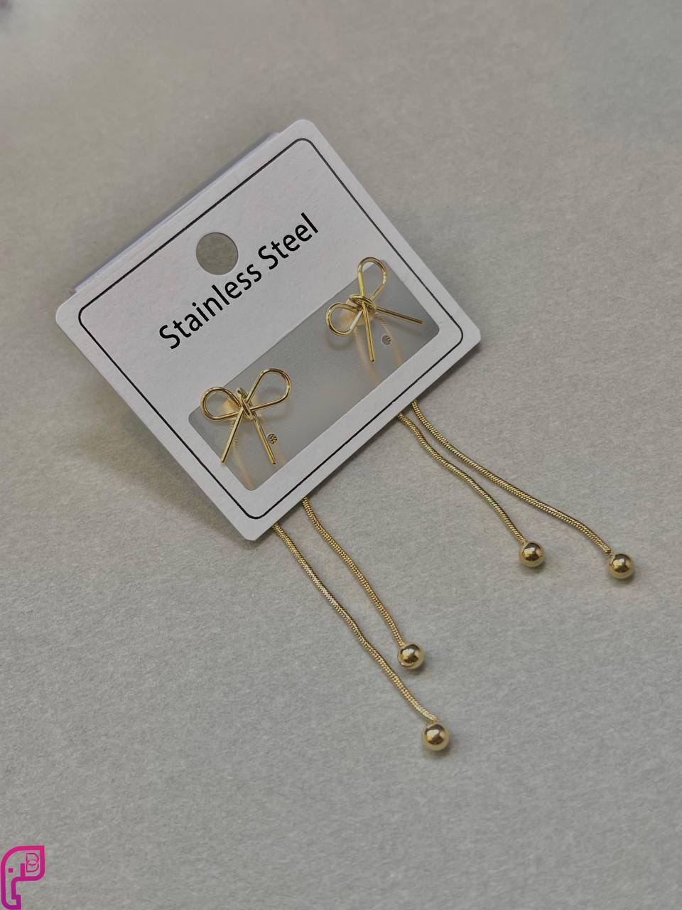 Dainty Bow Drop Earrings