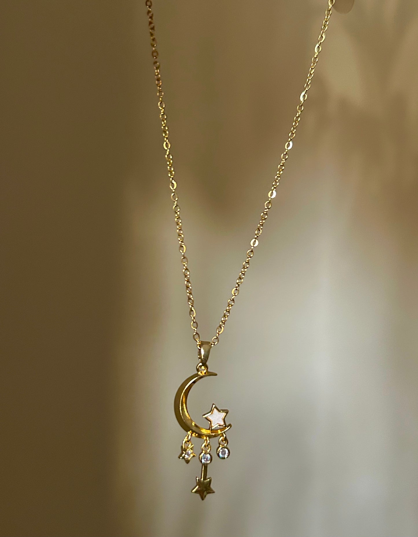 Celestial Moon & Star Necklace