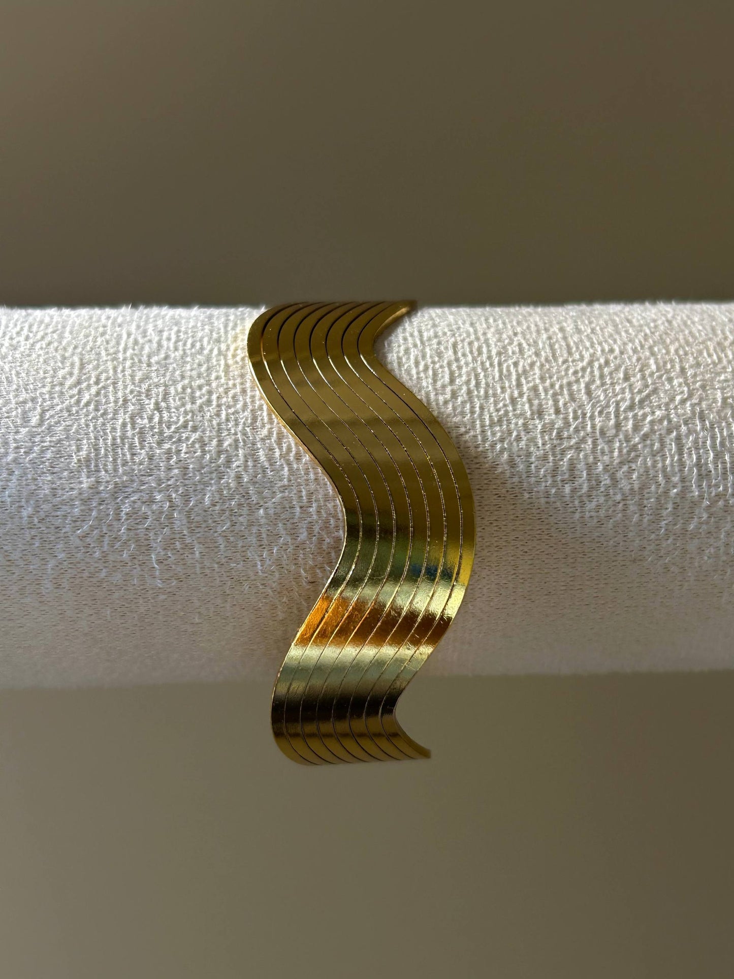 Geometric Wave Statement Cuff