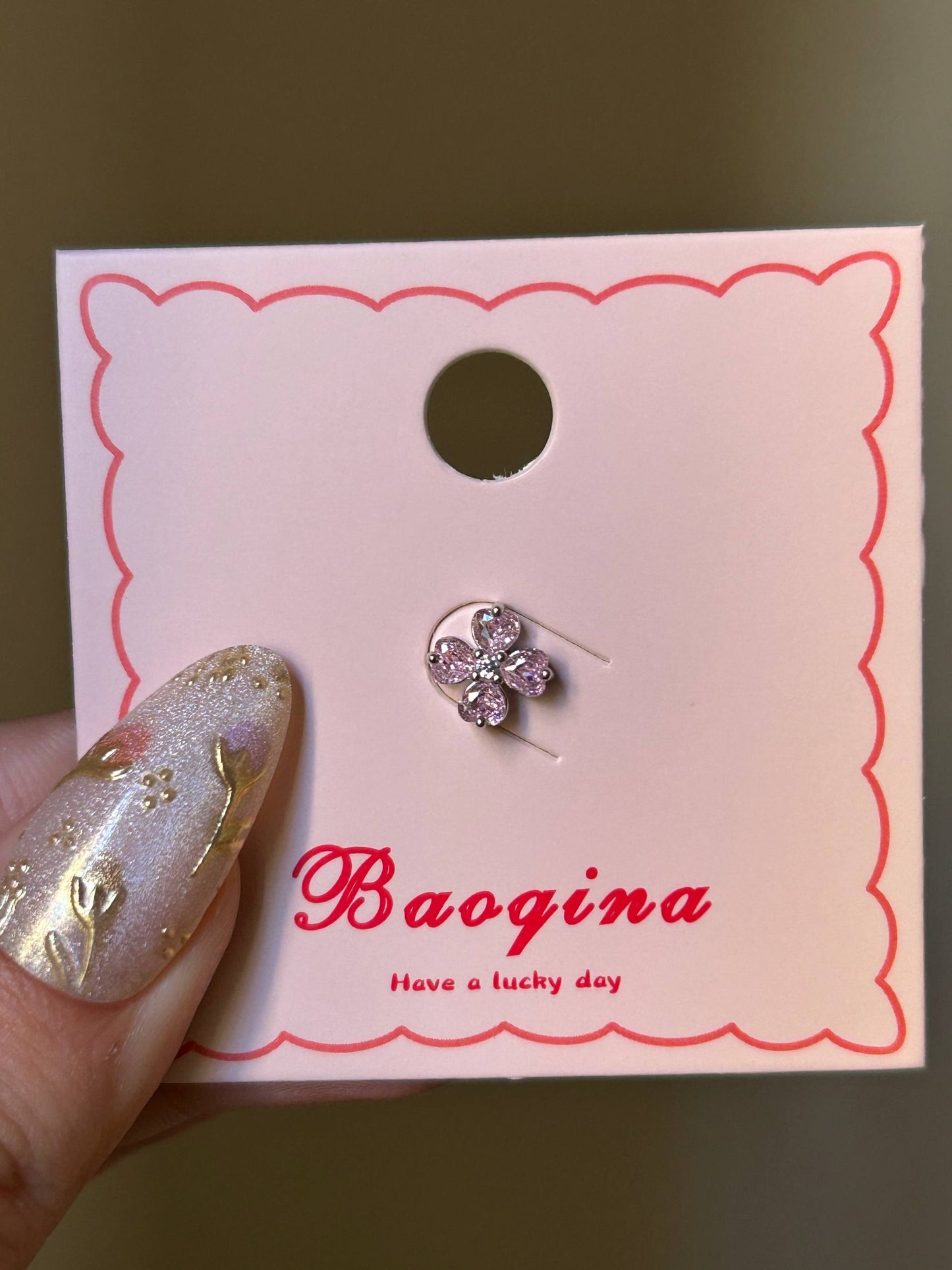 Sparkling Clover Sparkle Piercing