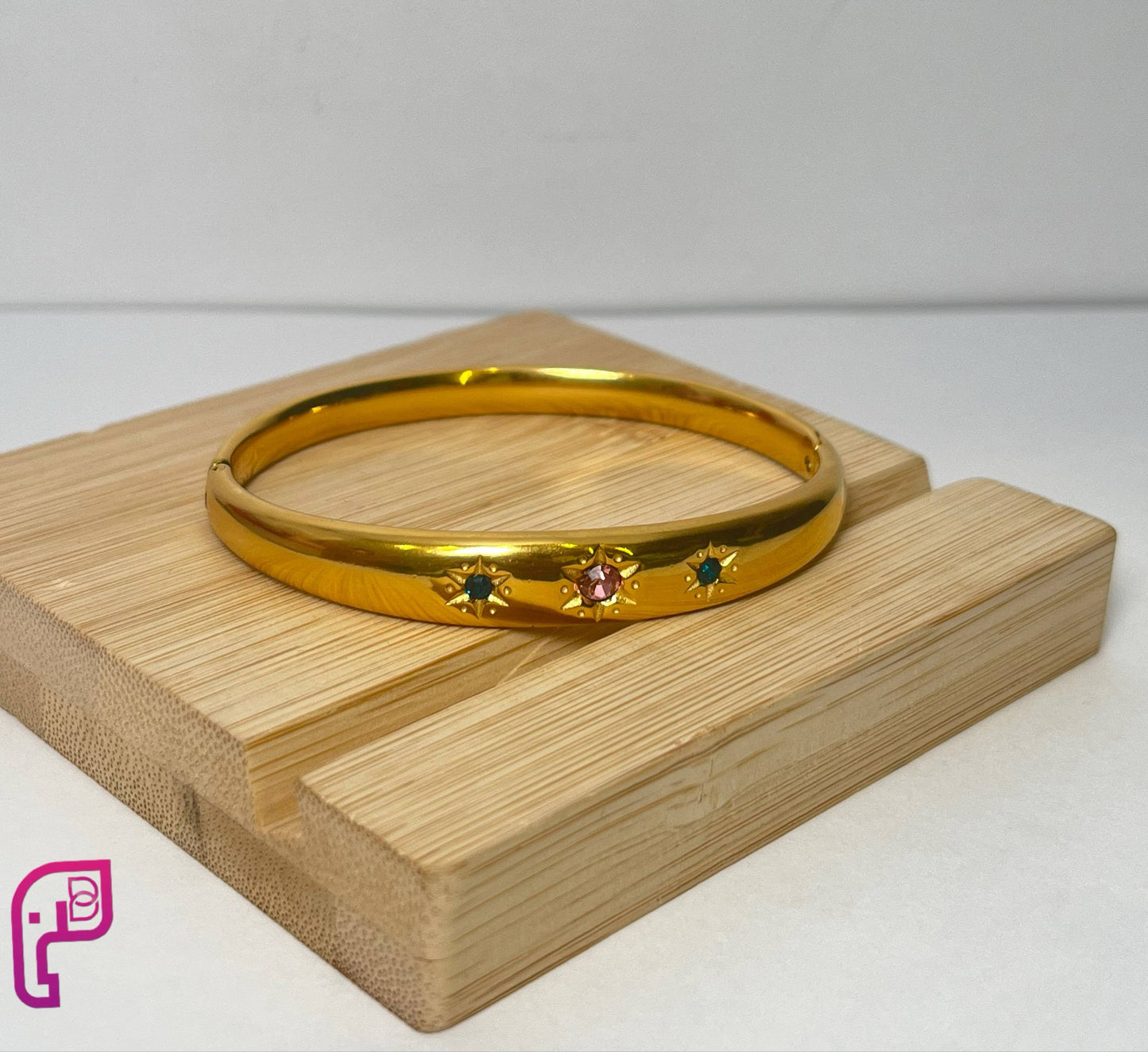 Celestial Gemstone Bangle