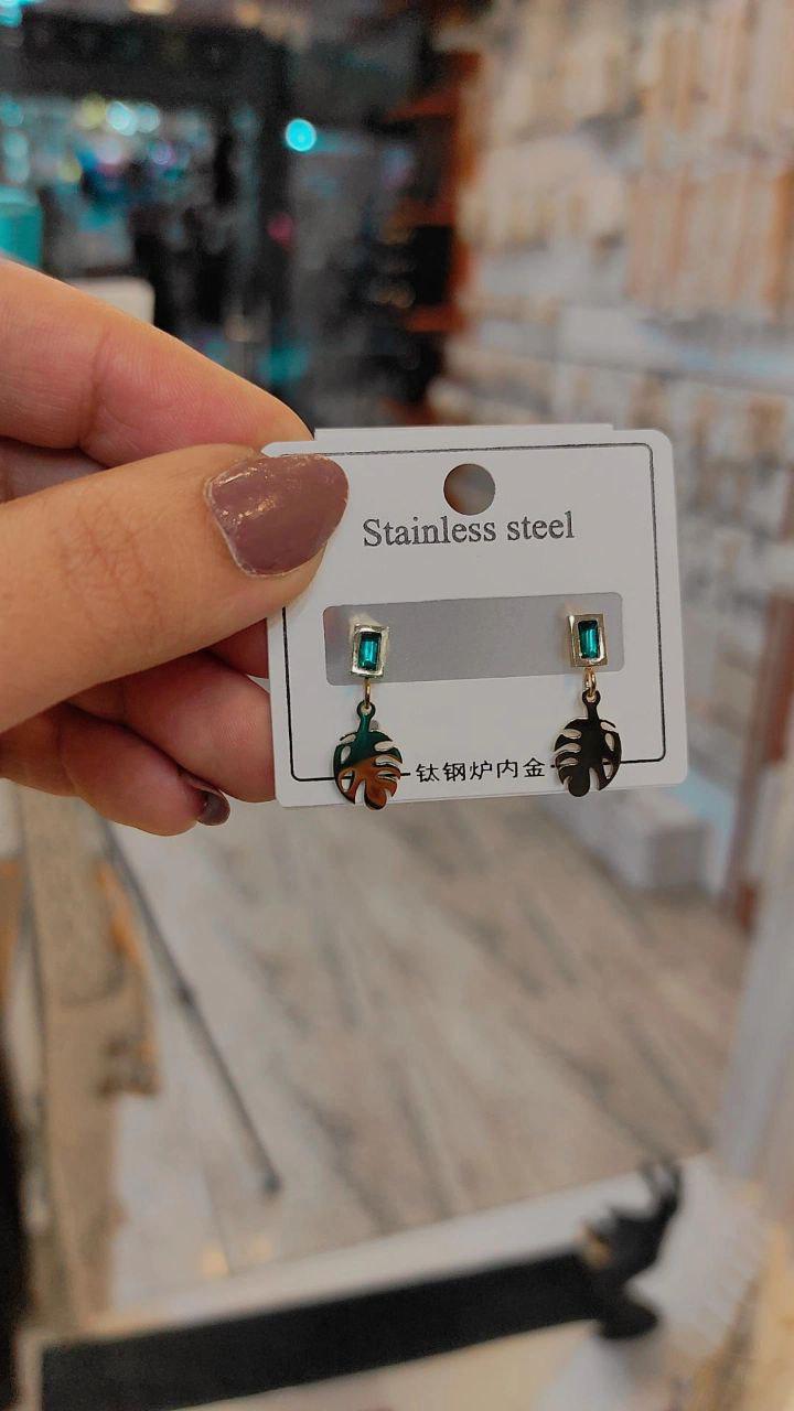 Tropical Leaf Earrings