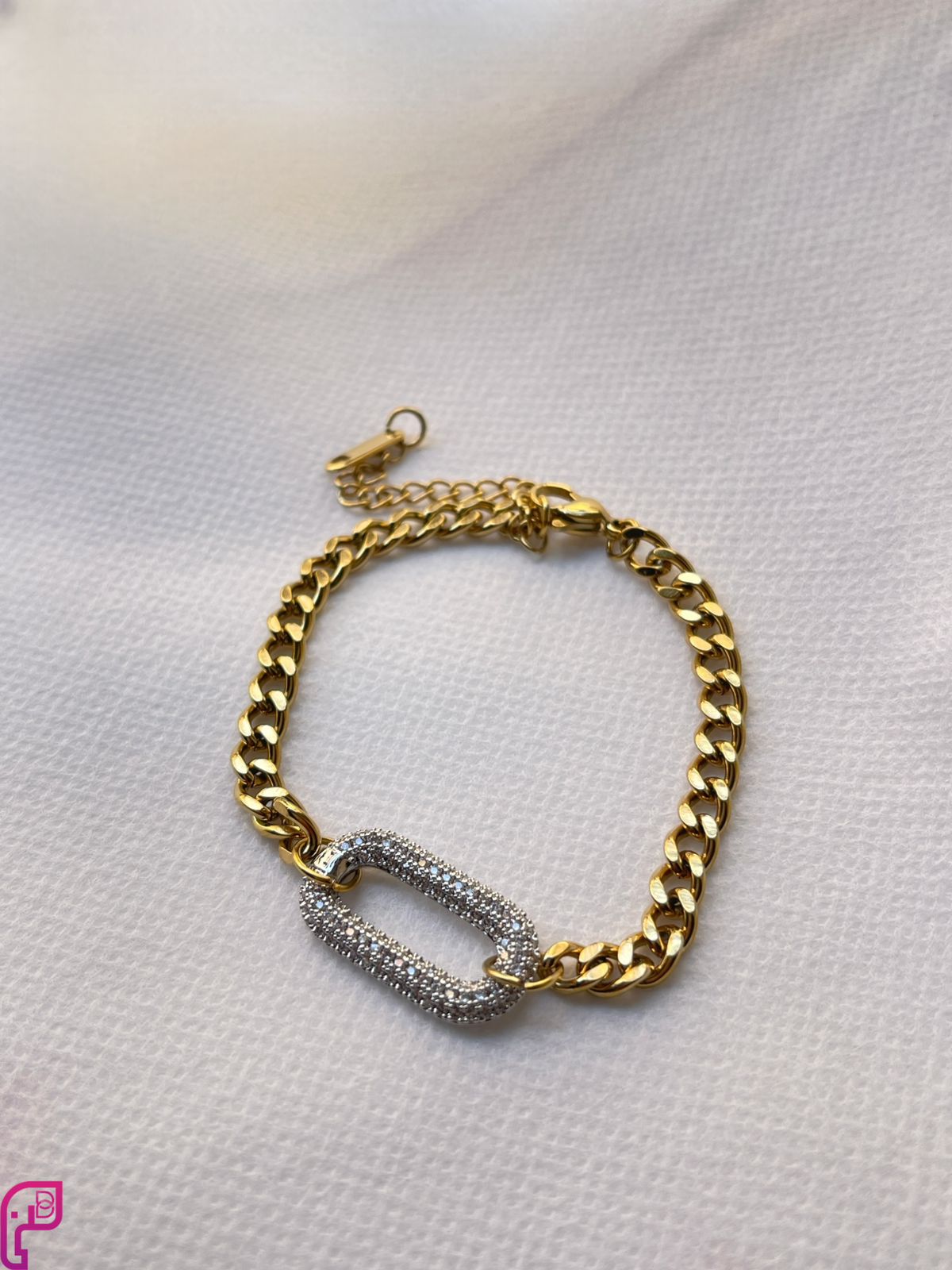 Pave Link Bracelet