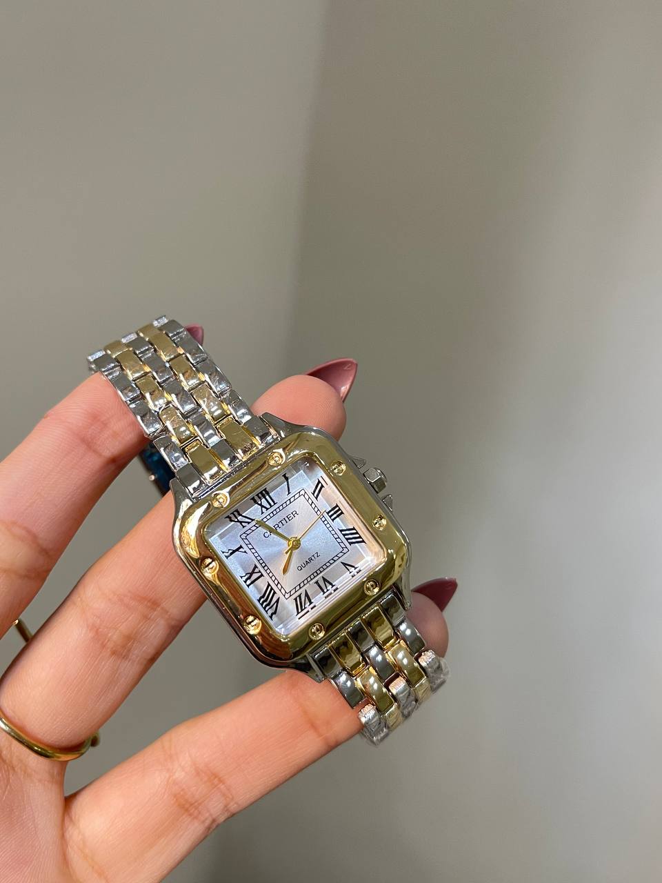 Luxury Two-Tone Steel Watch