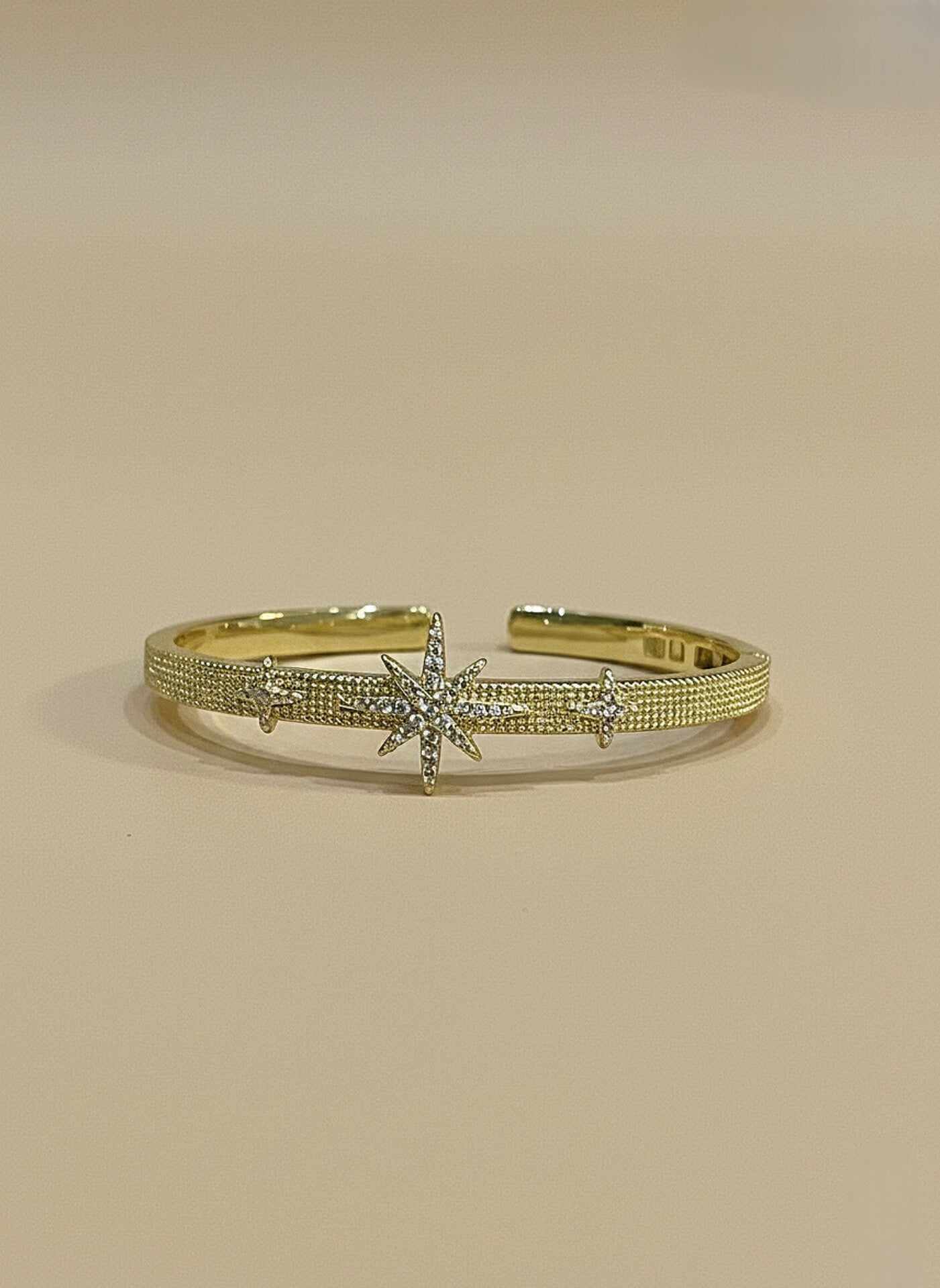 Stellar Glow Gold Cuff