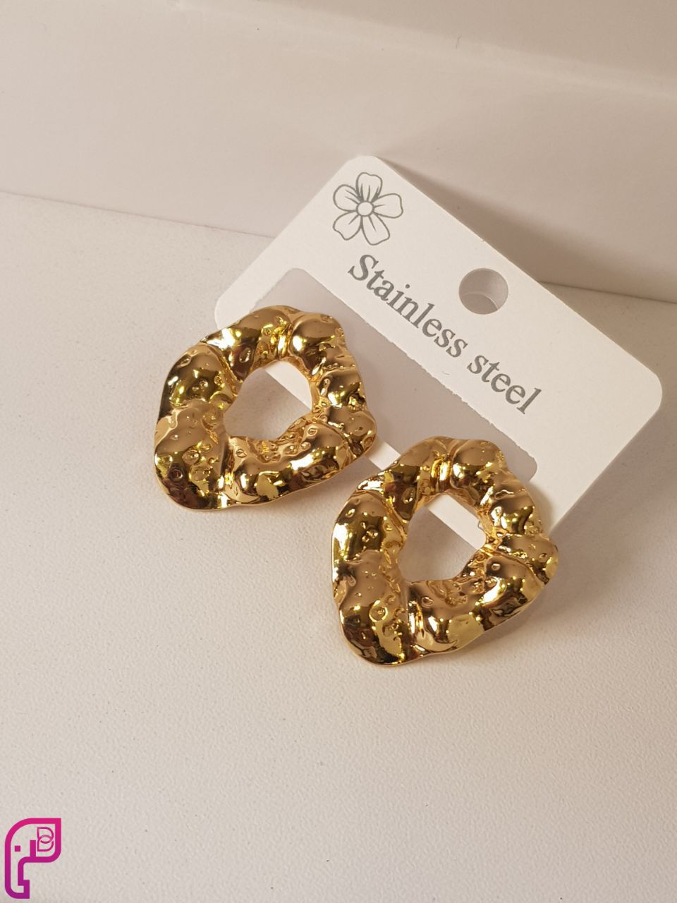 Golden Ripple Studs