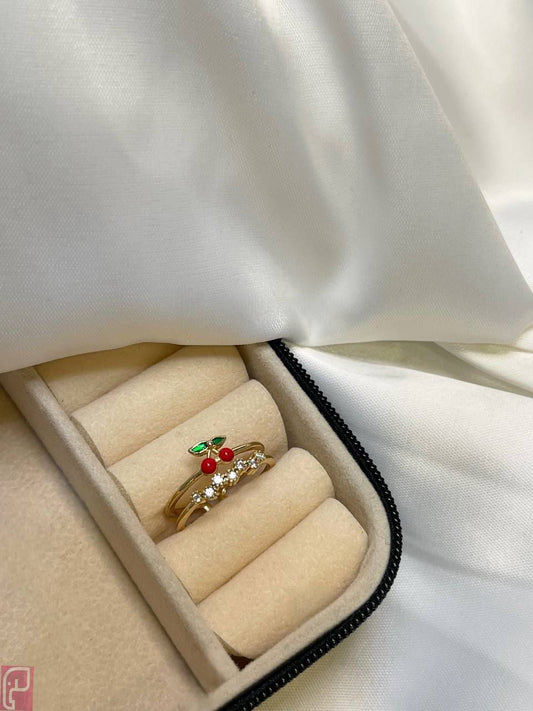 Cherry Charm Ring