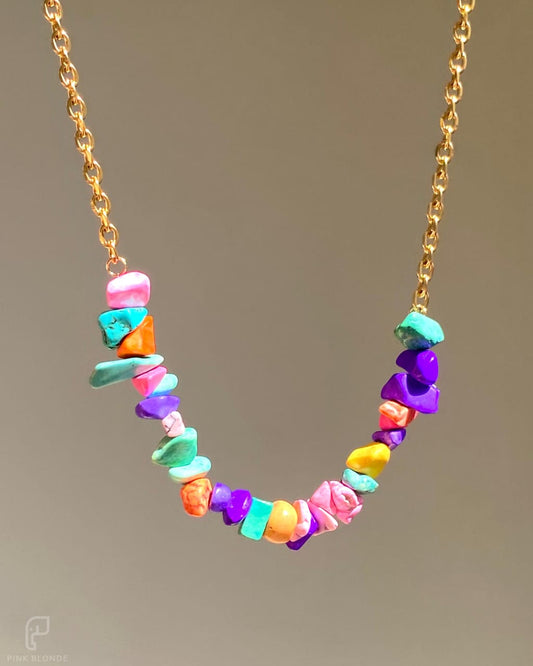Vibrant Stone Necklace