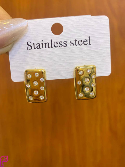 Glistening Rectangular Studs