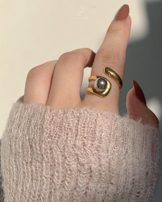 Modern Orb Ring