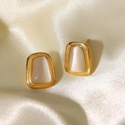 Luxe Stone Studs
