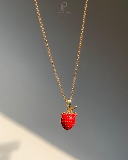 Sweet Strawberry Necklace