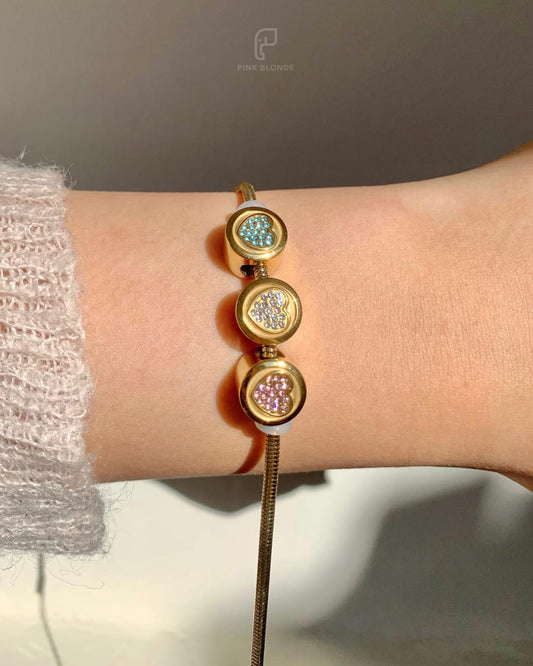 Sparkling Hearts Bracelet