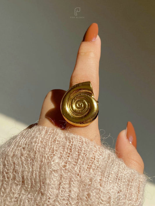 Golden Spiral Ring