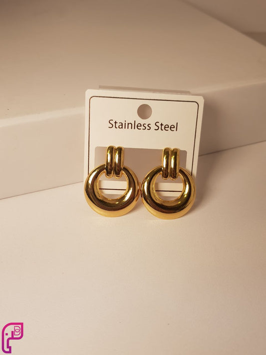 Golden Hoop Earrings