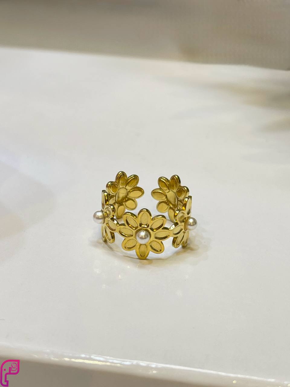 Golden Bloom Ring