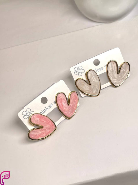 Duo Heart Earrings
