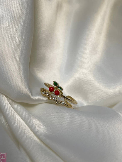 Cherry Charm Ring