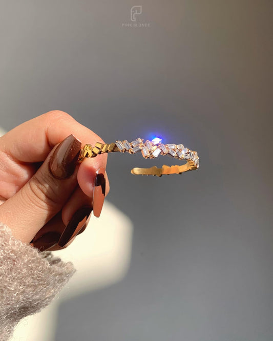 Sparkling Cascade Bangle