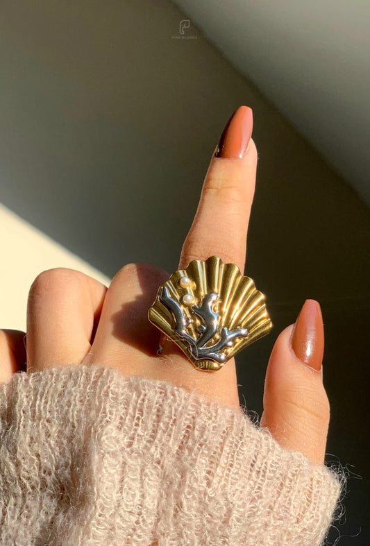 Ocean Coral Ring