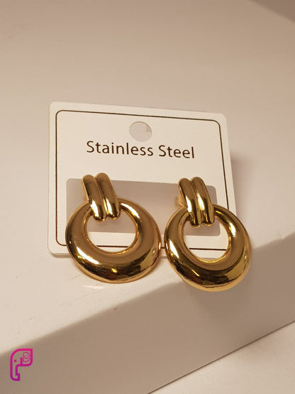 Golden Hoop Earrings
