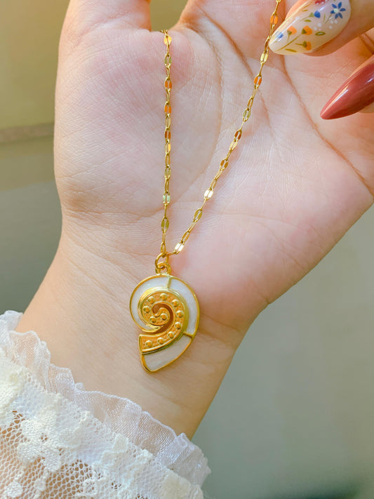 Ocean Spiral Necklace