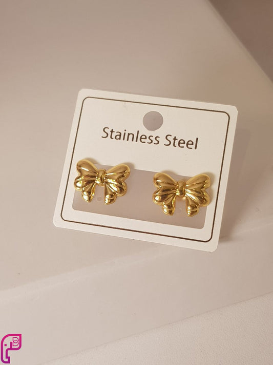Golden Ribbon Earrings