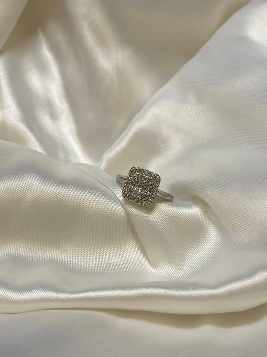 Sparkle Cube Ring