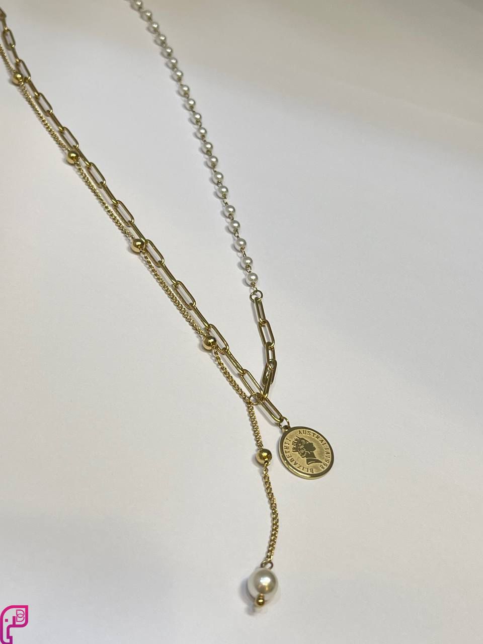 Luxe Pearl Coin Necklace