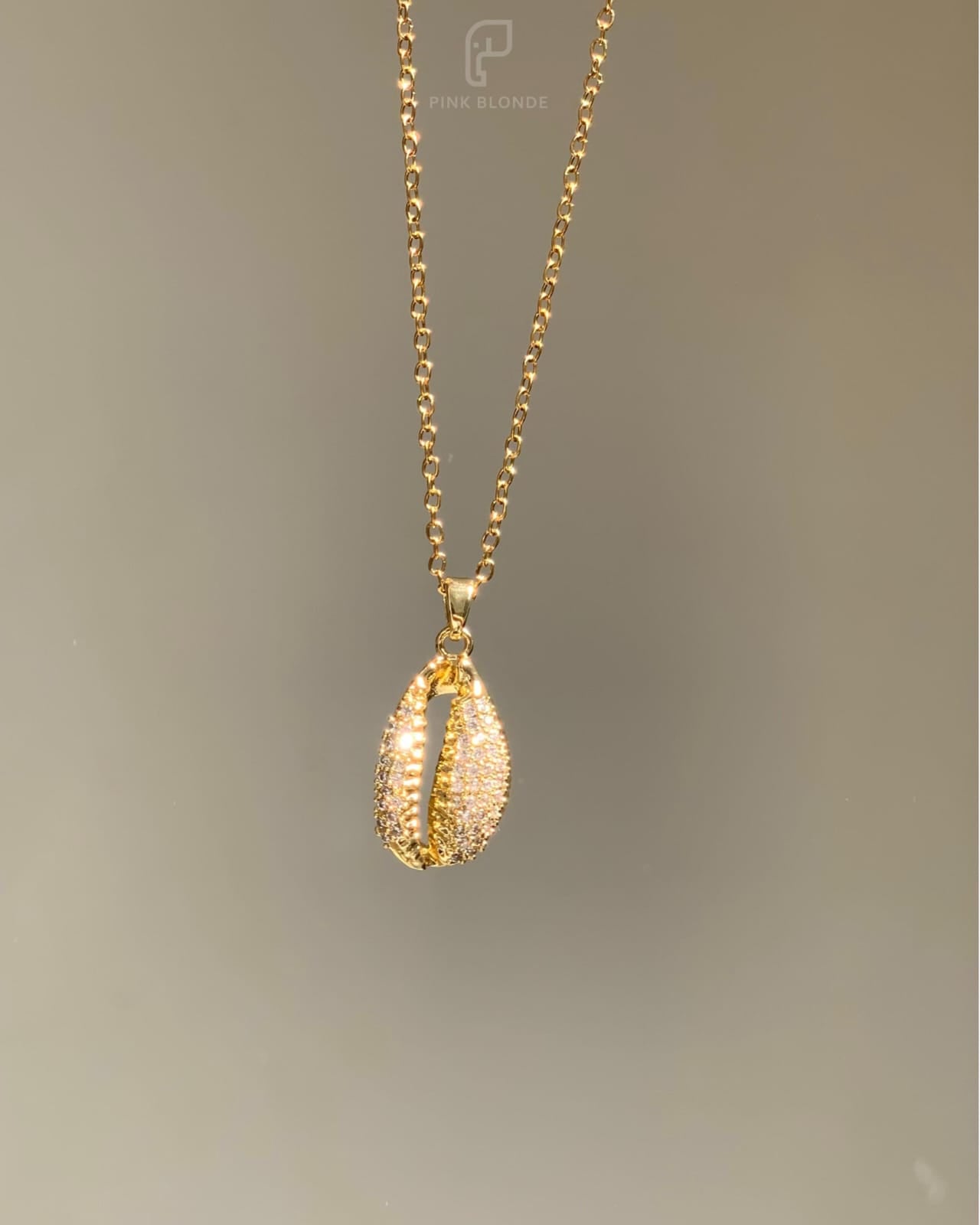 Golden Seashell Necklace