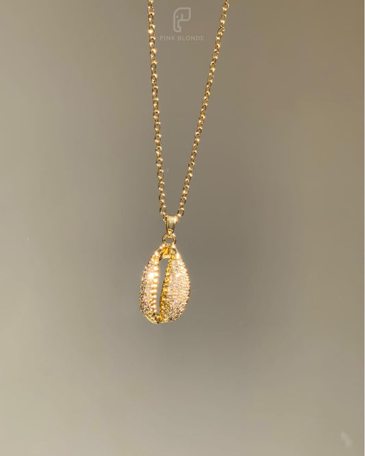 Golden Seashell Necklace