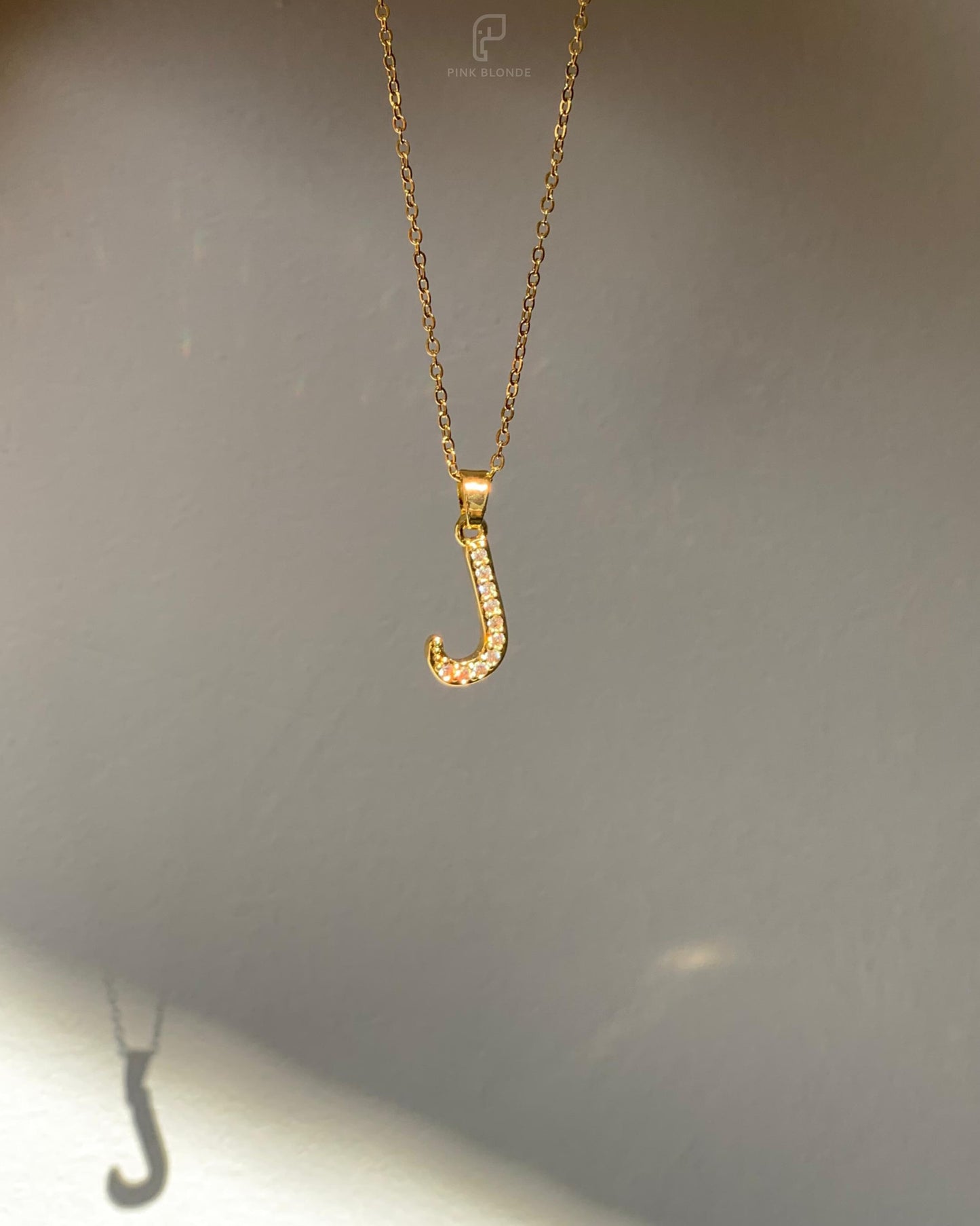 Dazzling Arabic Letter Necklace