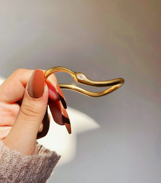 Golden Serpent Bracelet