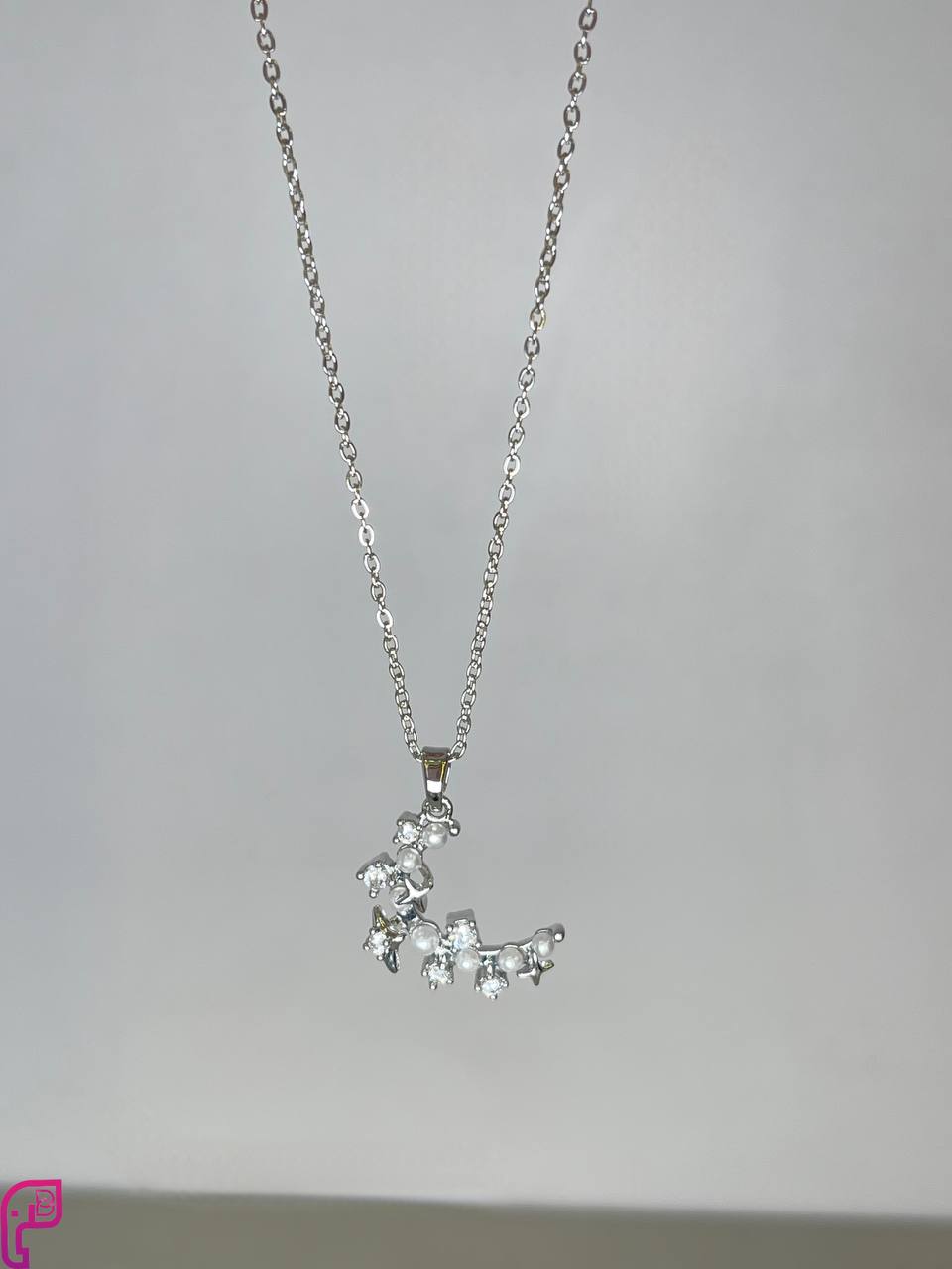 Pearl Crescent Necklace