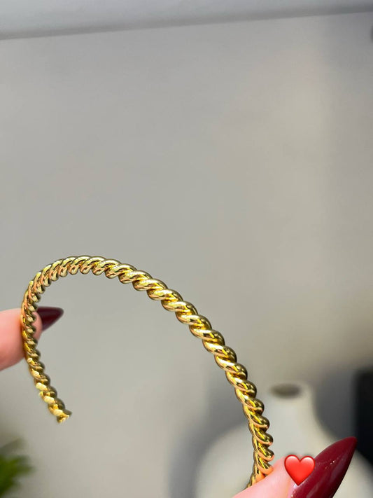Spiral Statement Bangle
