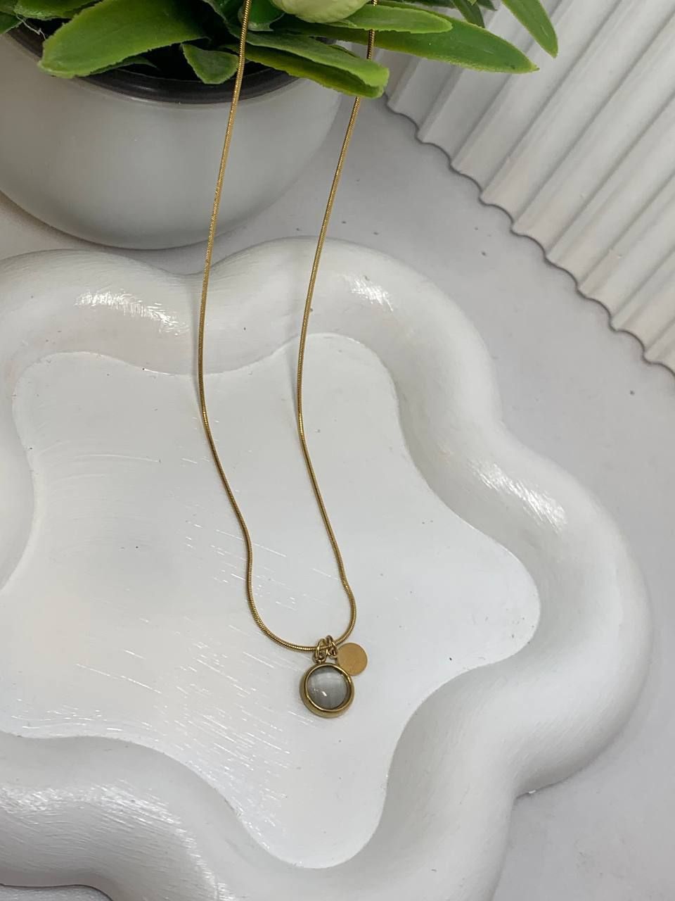 Luminous Moonstone Necklace